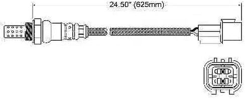 Downstream Oxygen O2 Sensor for Hyundai Elantra Kona Sonata Tucson Forte Optima 25024988 in Kuwait