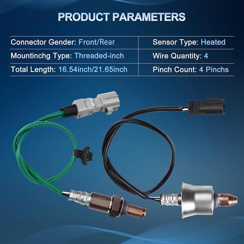 O2 Oxygen Sensor Upstream and Downstream for Toyota Camry LE SE XLE XSE 2018-2020, Avalon Limited XLE XSE 2019-2021, for Lexus ES300h 2019-2020 2.5L, O2 Sensor Replace 234-9304 234-9307 2Pcs in Saudi Arabia