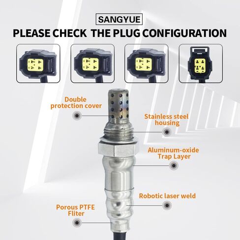 Oxygen Sensor for Jeep Grand Cherokee 2001-2003 4.0L Upstream + Downstream 4PCS in Saudi Arabia