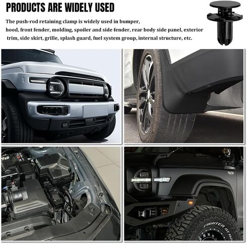 20PCS Fender Liner Push-Type Retainer Clip Fastener, Bumper Cover Clip, Engine Under Cover Retainer Compatible with Accent Azera Equus Elantra Genesis, Replaces OEM#86595-2T500, 1420608250B in Kuwait