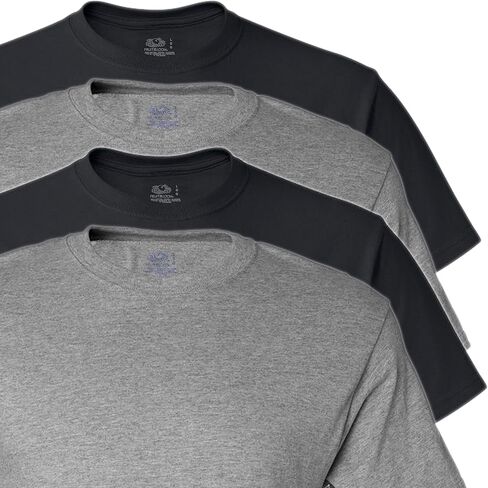 4pk Black/Grey Crew shirts - 3XL in Saudi Arabia
