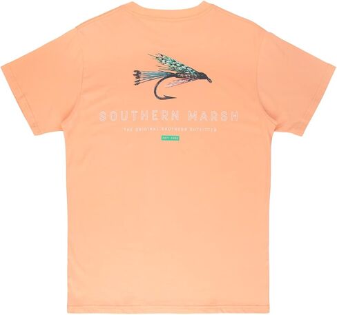 Southern Marsh Men's Fly Out Lines T-Shirt – Short Sleeve Casual Graphic Tee in Saudi Arabia