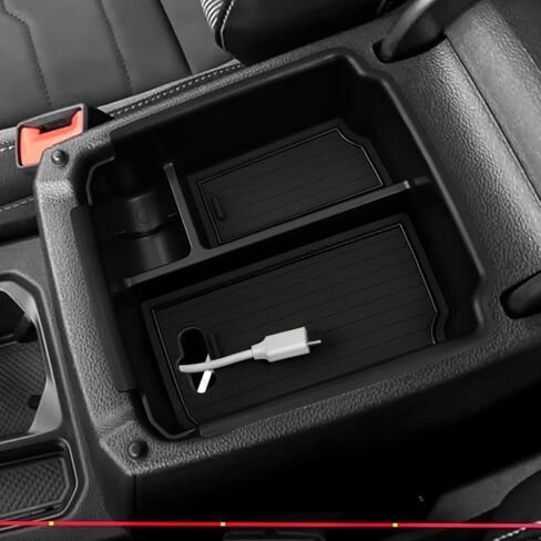 smabee Center Console Organizer for Volkswagen VW Taos 2026 2022-2025 / for VW Tiguan 2018-2024 (Not Fit Tiguan 2025+) Armrest Storage Box ABS Storage Tray Insert Interior Accessories Black in Kuwait