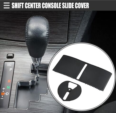 غطاء منزلق لوحدة التحكم المركزية Motoforti، غطاء مقبض ناقل الحركة، لسيارة Lexus IS250 IS350 2005، بلاستيك، 35975-53020، أسود، مجموعة واحدة in Kuwait