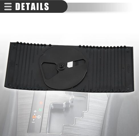 غطاء منزلق لوحدة التحكم المركزية Motoforti، غطاء مقبض ناقل الحركة، لسيارة Lexus IS250 IS350 2005، بلاستيك، 35975-53020، أسود، مجموعة واحدة in Kuwait