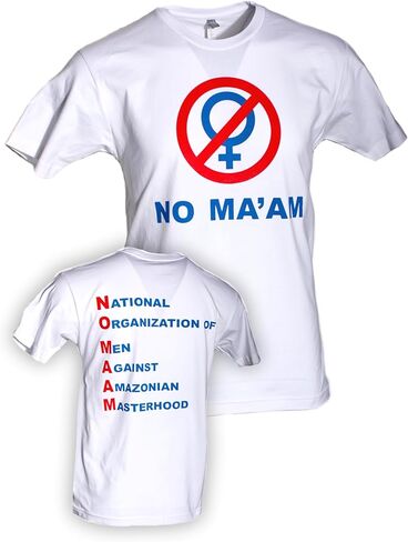 No Ma'am T-Shirt Retro Tv Show Maam Unisex Adult White S-3x in Kuwait