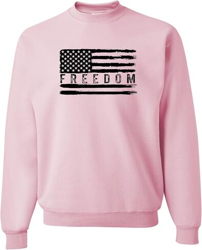 Go All Out Flag Freedom USA United States Of America Pride Mens Youth Sweatshirt Crewneck in Kuwait