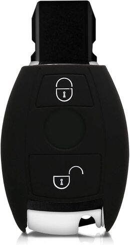 kwmobile Silicone Key Fob Cover Compatible with Mercedes-Benz 2 Button Car Key (only Keyless Go) in Saudi Arabia