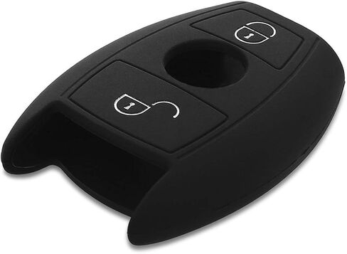 kwmobile Silicone Key Fob Cover Compatible with Mercedes-Benz 2 Button Car Key (only Keyless Go) in Saudi Arabia