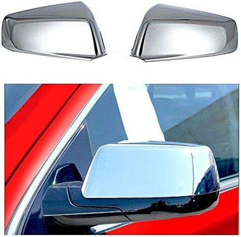 مرآة نصف علوية مطلية بالكروم الثلاثي من ALP + مع 4 أغطية مقبض فتحات مفاتيح ذكية متوافقة مع 2014-2020 تشيفي تاهو سوبربان in Kuwait