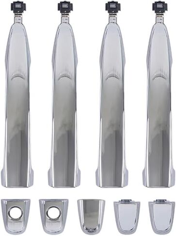1 مجموعة 4 أبواب مقبض خارجي متوافق مع Toyota 4runner 2003-2009 Camry 2007-11 Tacoma 2005-2015 Avalon 2005-2012 (أحمر) in Saudi Arabia