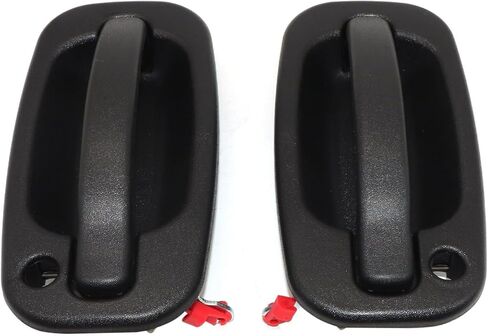 2 Pcs Front Outside Door Handles 15034985 15034986 19356468 19356471 Compatible with Chevrolet Silverado 1996-2007 Compatible with Cadillac Escalade 2002-2006 in Kuwait