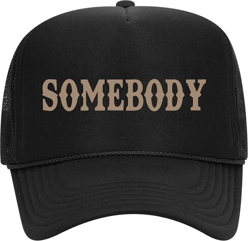 Somebody's Problem Foam Mesh Trucker Hat Cowboy Matching Trucker Hat for Couples in Saudi Arabia