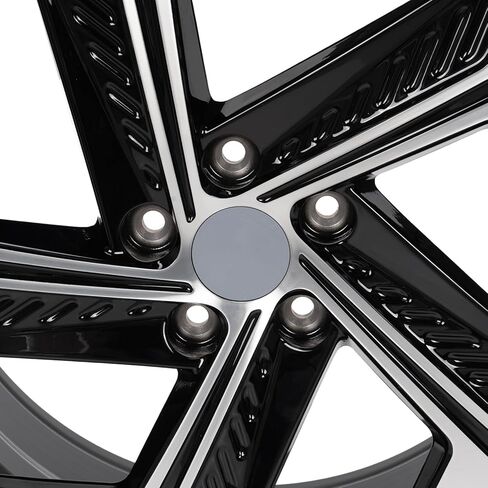 19"× 7.5" Replacement Wheel Rim Compatible with Hyundai Tucson 2022-2024, PCD 5×114.3mm, Offset 51mm, CB 67.1mm, Front or Rear Direct Replacement Black Rim in Saudi Arabia
