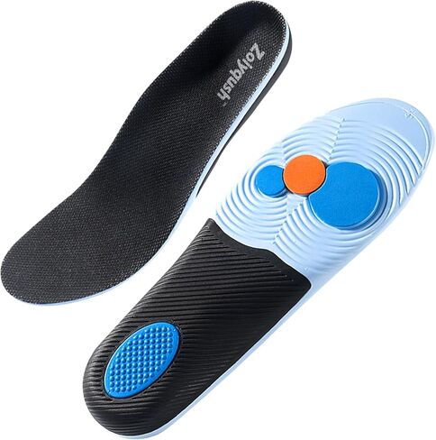Comfort Adult Shoe Insoles, Arch Support & Shock Absorption, Foot Discomfort Relief Inserts for Flat Feet, Work Boots, 1 Pair, Everyday Use - Unisex (Women 6-7.5) in Saudi Arabia