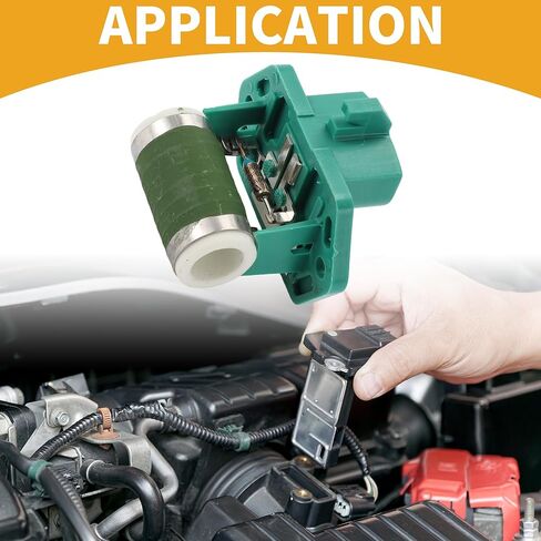 HVAC Blower Motor Resistor Heater Blower Resistor for Ford for Mustang 4.6L V8 Engine 2001-2004 Metal ABS Green in Saudi Arabia
