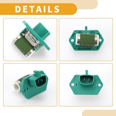 HVAC Blower Motor Resistor Heater Blower Resistor for Ford for Mustang 4.6L V8 Engine 2001-2004 Metal ABS Green in Saudi Arabia