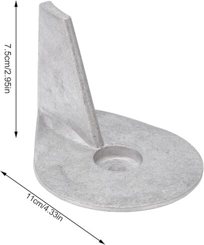 Boat Marine Motor Trim Tab Anode, 822157T2 Compatible with 25-50 2 Stroke and 4 Stroke 1997-2006 in Saudi Arabia