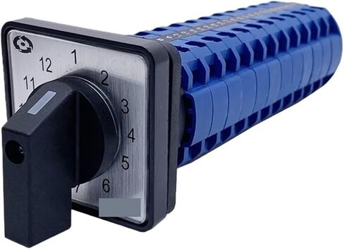 1PCS LW26-20/12 Cam Switch 1-12 Positions Universal Rotary Switches 12-gear 12-wire Twelve Poles Dual Power Motor Signal Control in Kuwait