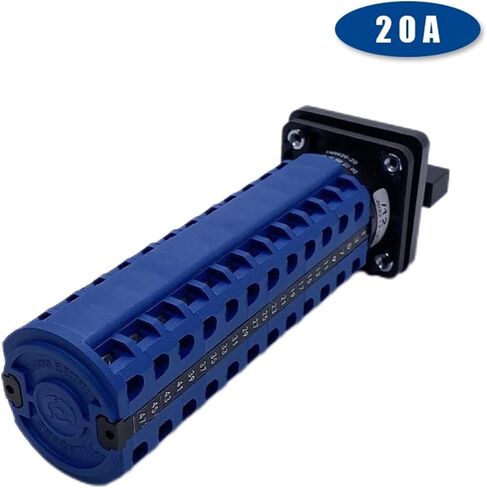 1PCS LW26-20/12 Cam Switch 1-12 Positions Universal Rotary Switches 12-gear 12-wire Twelve Poles Dual Power Motor Signal Control in Kuwait