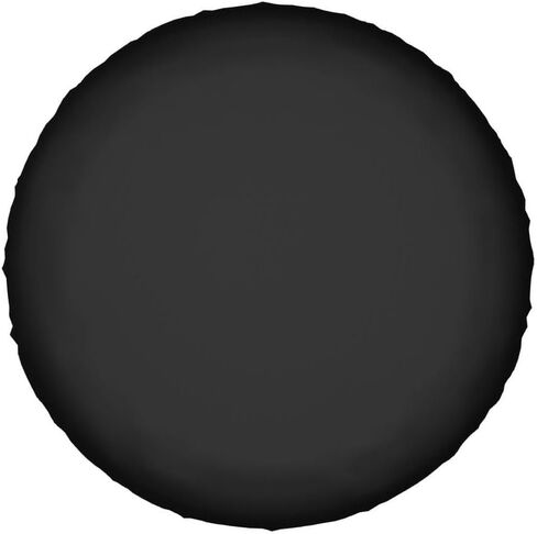Custom Spare Tire Cover - Personalized PU Wheel Protector with Your Text/Image - Water & Dust Resistant Fit for Jeep, SUV, RV, Trailer, PureBlack-15 Inch in Saudi Arabia