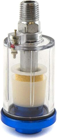 مسدس رش صغير لتغذية الجاذبية HVLP بفوهة 0.8 مم مقاس 1/4 بوصة BSP في خط مصيدة الرطوبة in Kuwait