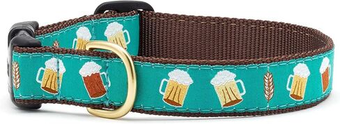 Up Country Beer Pattern Dog Collar, Large (15 To 21 inches) 1 Inch Wide Width in Saudi Arabia