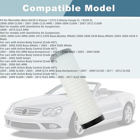 Oil Filter ABC hydraulic suspension 0031846101 A0031846101 Compatible with Mercedes-Benz CL600 SL500 SL550 C215 W220 R230 in Kuwait