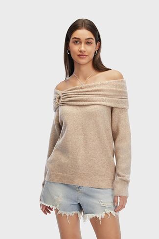 Women's Sweaters Long Sleeve Crew Neck Oversized Sweaters for Women 2025 Fall Warm Outfits Old Money Clothes in Saudi Arabia