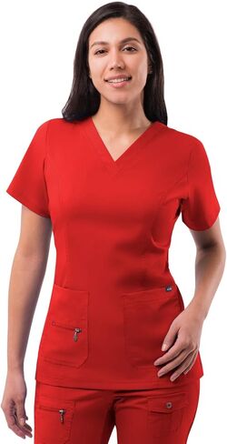 Adar Pro Scrubs for Women - Elevated V-Neck Scrub Top in Kuwait