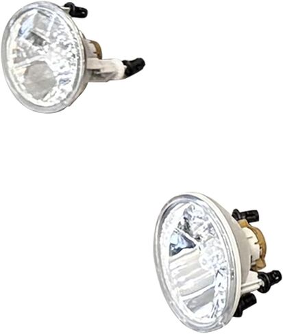 IKON MOTORSPORTS, Fog Lights Compatible With 2007-2014 Ford Mustang GT500 GT500KR, OE Style Chrome Front Bumper Left Right Side Fog Light Lamps Pair Halogen Bulbs Replacement in Saudi Arabia