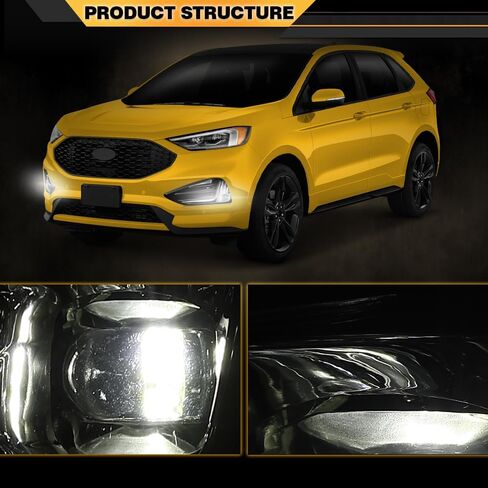 Front Driver Side Fog Light Driving Lamp Compatible with Ford Edge 2019-2024 PKT4B-15B243-AD, PKT4B15B243AD in Saudi Arabia