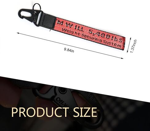 Car Key Lanyard, Fashion Embroidery Wristlet Strap Car Keys Keychain, Fabric Keychain, Universal Keys Accessories in Kuwait