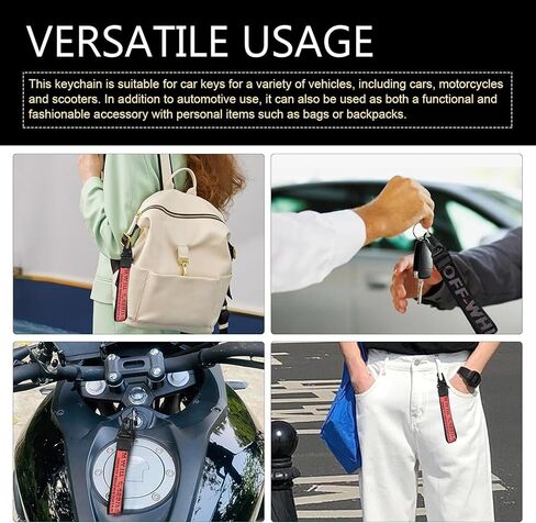 Car Key Lanyard, Fashion Embroidery Wristlet Strap Car Keys Keychain, Fabric Keychain, Universal Keys Accessories in Kuwait