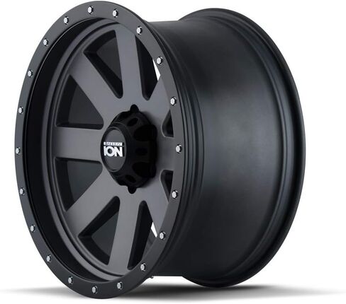 عجلات أيونية 134 عجلة معدنية غير لامعة/أسود BEADLOCK مع سبائك فولاذية (18 × 10 بوصة /6 × 83 مم، -19 مم إزاحة) in Kuwait