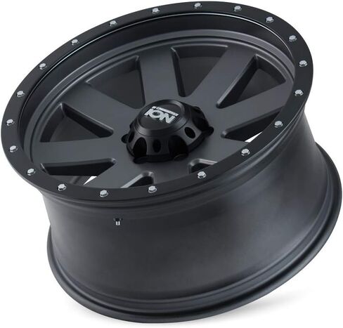 عجلات أيونية 134 عجلة معدنية غير لامعة/أسود BEADLOCK مع سبائك فولاذية (18 × 10 بوصة /6 × 83 مم، -19 مم إزاحة) in Kuwait