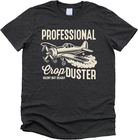 Professional Crop Duster Shirt for Men Funny Silent But Deadly T-Shirt for Adults in Saudi Arabia