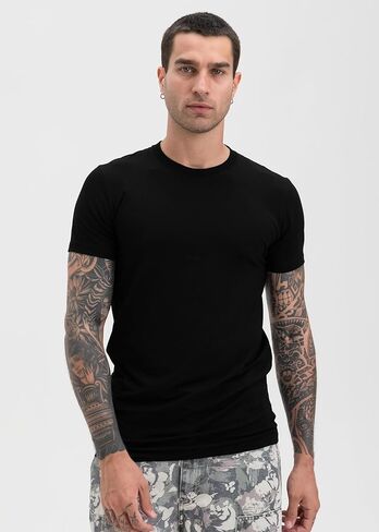 Ethika Men's Slimfit Tee | Black in Saudi Arabia