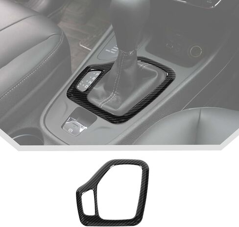 JeCar Carbon Fiber Interior Center Console Gear Shift Panel Trim Cover Fit for 2014-2018 Jeep Cherokee Interior Accessories in Saudi Arabia