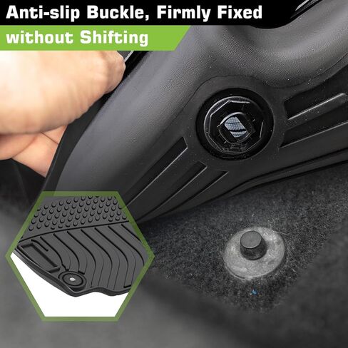 Floor Mats for Chevy Chevrolet Equinox 2025 2026 (Only Gas, Not for EV) & for GMC Terrain 2025 2026, Heavy Duty TPE Waterproof Non-Slip All Weather Protection Custom, Floor Mats & Cargo Liner in Saudi Arabia