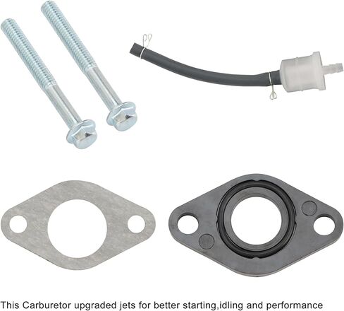 GOOFIT 18mm Carburetor Air Filter Intake Manifold Throttle Cable Replacement for GY6 4 Stroke 49cc 50cc 139QMB 139QMA Engine Scooter Go Karts Moped in Saudi Arabia