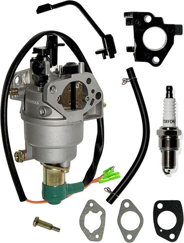 420cc Carburetor for Harbor Freight Predator 5500 6500 7000 8750 Watt 13HP 14HP 15HP 16HP Generator Engine Replace Model 69671 68530 68525 69672 69674 68529 68526 carb w/spark plug kit in Saudi Arabia