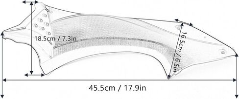 زوج من غطاء مجاري الهواء الجانبي غطاء غطاء مجاري الهواء ذو ​​التأثير الانسيابي لـ ZZR 1400 ZX14R 20062011، مجموعات انسيابية الألواح الجانبية Powersports، سهلة الصيانة in Kuwait