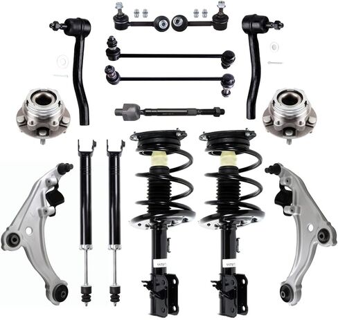 Struts Shock suspension kit for 2009 2010 2011 2012 2013 2014 for Nissan Maxima Rear shock basorber Front Complete Strut Spring Assembly Kit 16 Pcs in Kuwait