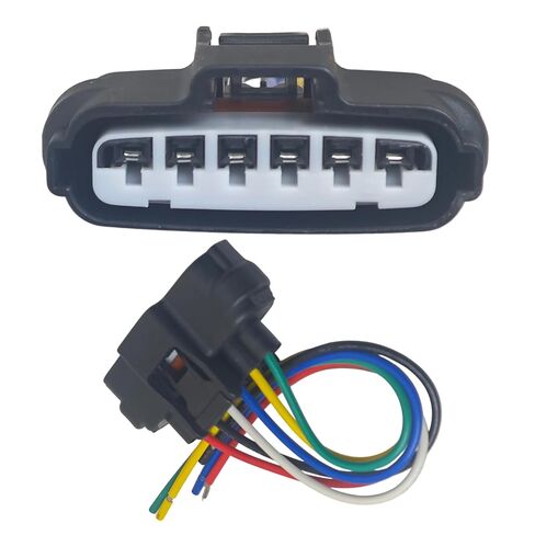 Throttle Body Connector 6-Way Pigtail, 6-Pin TPS Throttle Position Sensor Repair Connector - 90980-11858 in Kuwait