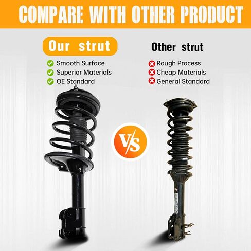 زوج أمامي كامل من الصدمات الدعامات مع استبدال نوابض لولبية لشركة Hyundai 2007 2008 2009 Hyundai Santa Fe استبدال OE 11285 11286 in Kuwait