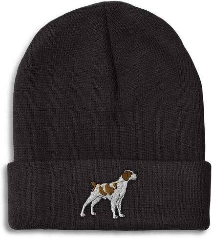 Speedy Pros Beanies for Men Brittany Spaniel Dog French Skull Cap Winter Hats Women Acrylic One Size in Saudi Arabia