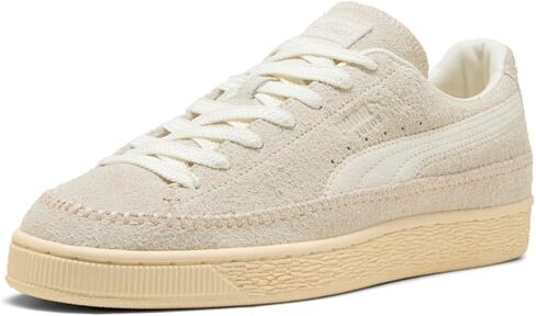 PUMA Mens Suede Moccasin Lace Up Sneakers Shoes Casual - White in Saudi Arabia