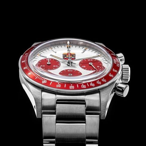 Thorn 37MM Quartz Watch for Men - T010 VK63 Movement Chronograph Watches Sapphire Luminous Waterproof 50M Wristwatch in Saudi Arabia