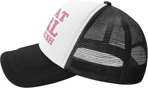 Great Girl Huge Bush Funny Gag Trucker Hat for Adult Humor Adjustable Mesh Sport Baseball Caps for Women Men Black in Saudi Arabia